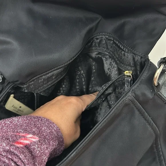 Kate Spade black crossbody purse